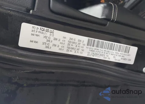 2015 Jeep Grand Cherokee Limited z USA, uszkodzony, nr VIN 1C4RJEBG4FC903576